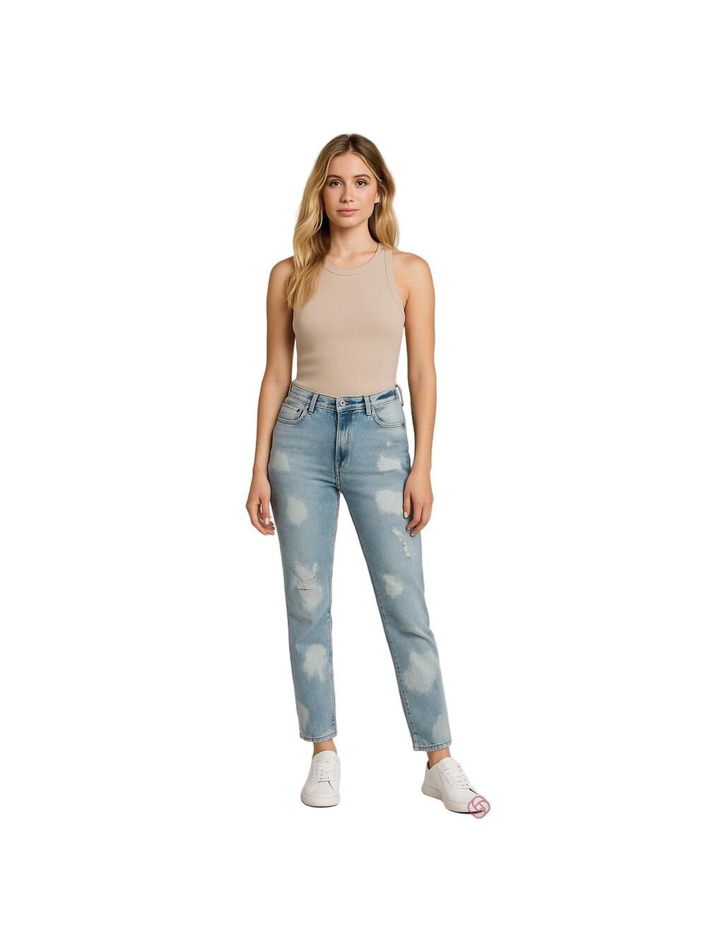 Old Navy Rockstar Bleached Light Washed Distressed Skinny Jeans Sz 4